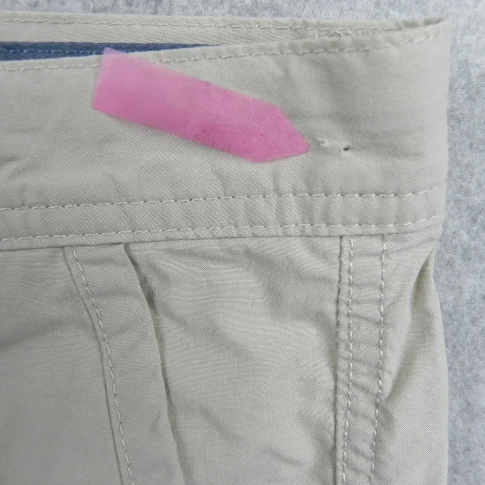 Columbia Shorts Mens 34 Chino Golf Casual Hiking‎ Lightweight Flat Front Beige